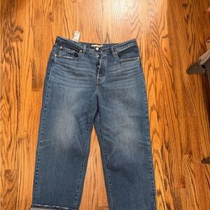 Levi Ribcage Blue Denim Jeans